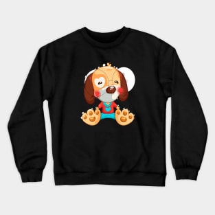 Pug Dog Cartoon Animals Crewneck Sweatshirt